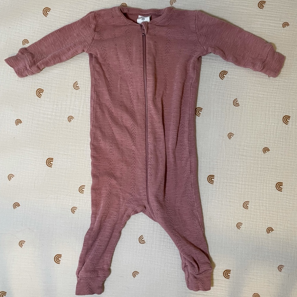 Kate Quinn zippered onesie